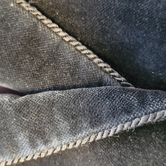 Miss Style of Course vintage 70's black velvet single breated blazer fully lined - Picture 8 of 14